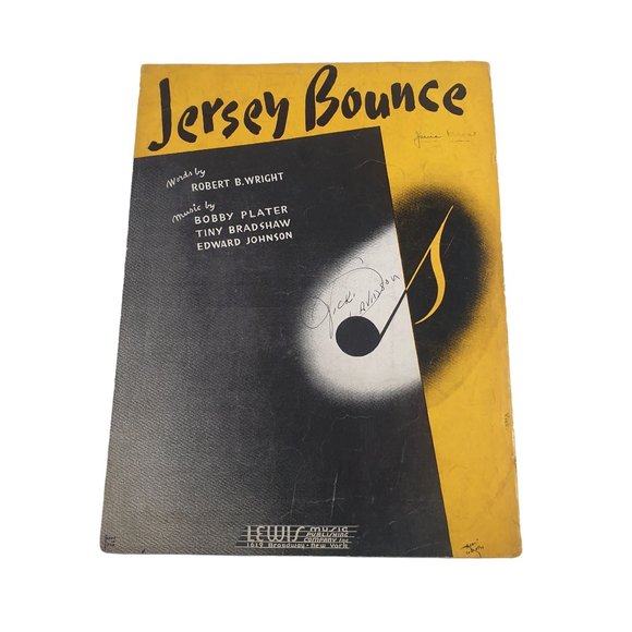 Lewis Music Publishing Company Other - Jersey Bounce 1941 Vintage Sheet Music Piano Voice Guitar Easy Listening